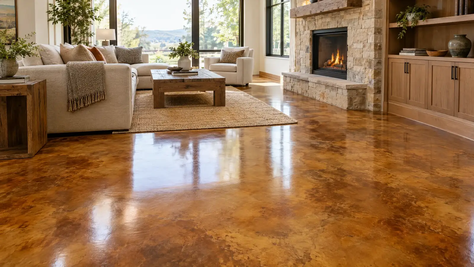Concrete Acid Staining