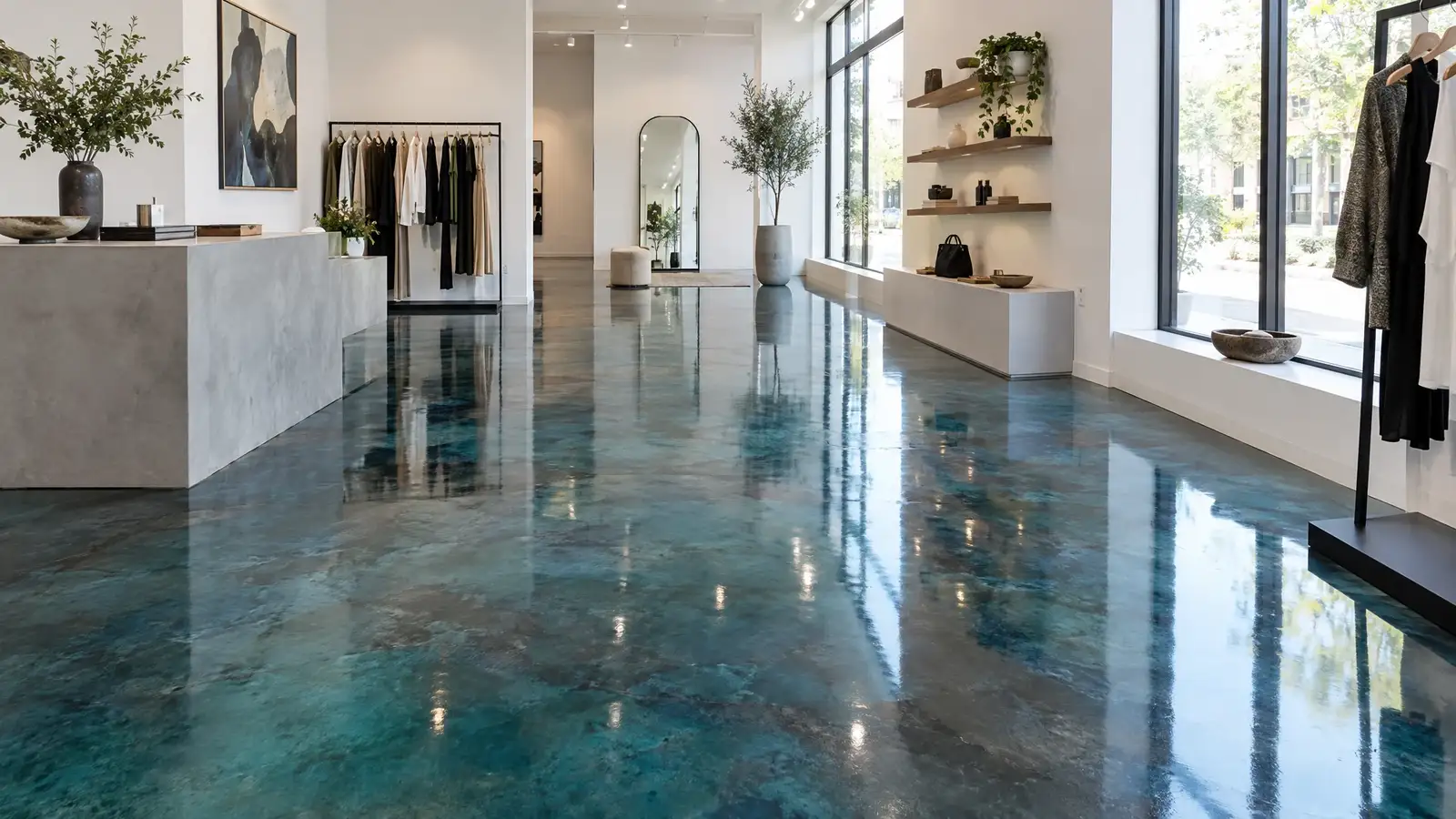 Concrete Dyeing and Color Floors