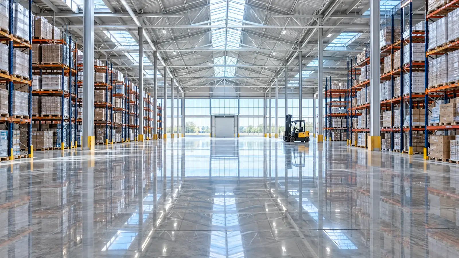 Industrial and Warehouse Floor Polishing